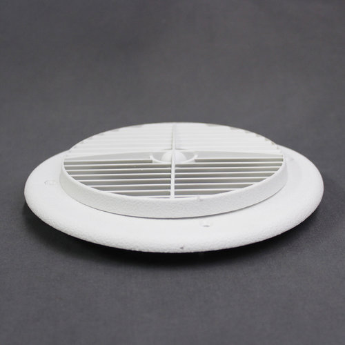 Aireport 4" Rotating Louvered White Air Conditioner Register