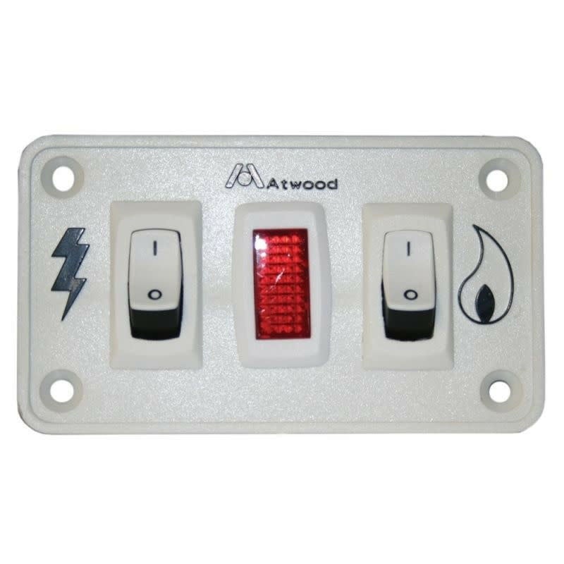 Replacement SinglePanel On/Off Switch for Atwood Gas and Electric Water Heaters Black Atwood