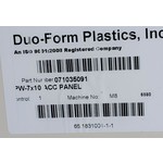 Duo-Form 7" x 10" Plastic Access Panel