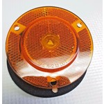 Optronics Inc. 10-3" Round Amber Side Marker Clearance Light Reflector MC52AXB