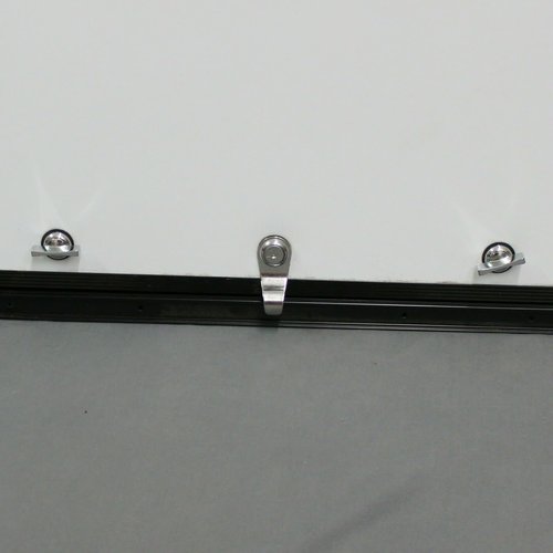 Lippert Components 24" x 42.5" Baggage Door White w/ Black Trim
