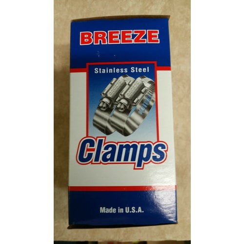Breeze Hose Clamp 1 9/16" x 2 1/2" 2 Pack