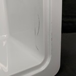 Lippert Components 25" x 17" White Plastic Double Basin Kitchen Sink