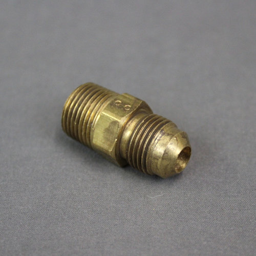 Brass LP Adapter 3/8" Male Flare x 3/8" MPT