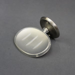 Oval Nickel Wall Mounted Soap Dish