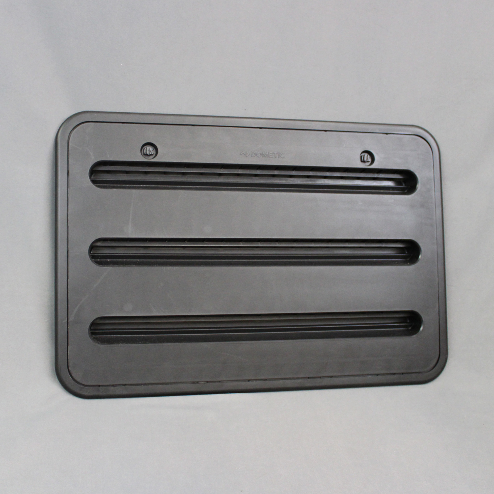 Dometic Black 24&quot; RV Refrigerator Side Vent Assembly