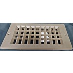 AP Products Floor Register 4" x 8" Brown Plastic