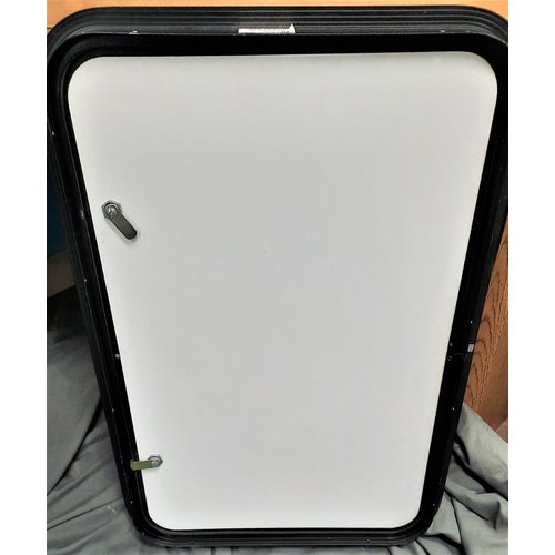 30" x 20" White with Black Trim Baggage Door