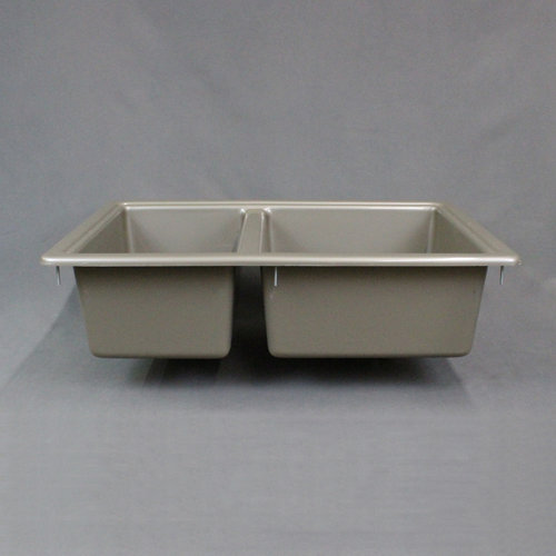 Kitchen Sink Double Basin 25 x 17 Grey