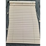 2" Faux Wood Plantation Blind 26 1/2 x 40 White