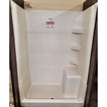 Shower Pan with Seat 30" x 48"