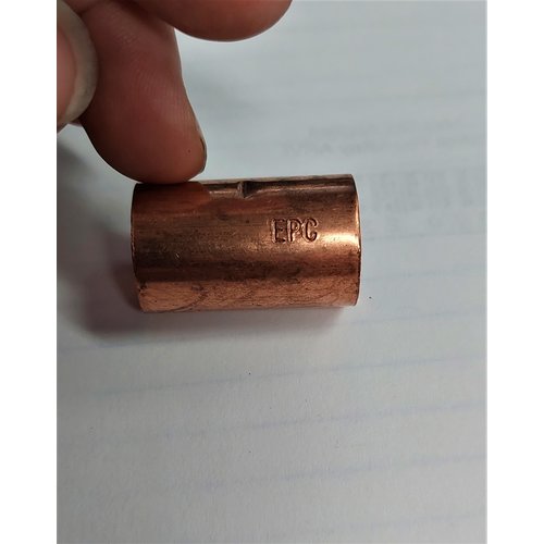 Copper 1/2"  Solder Coupling