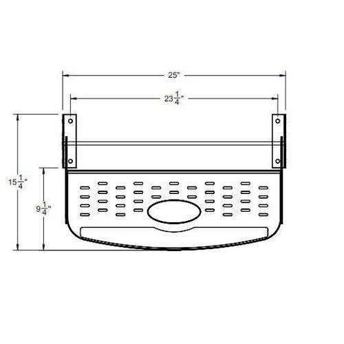 Single Step - Under Mount Entry Step 24"