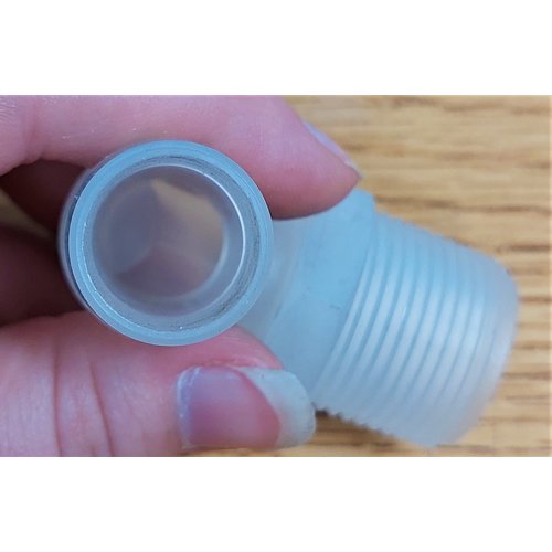 1" Barb X 1" MPT Elbow Adapter