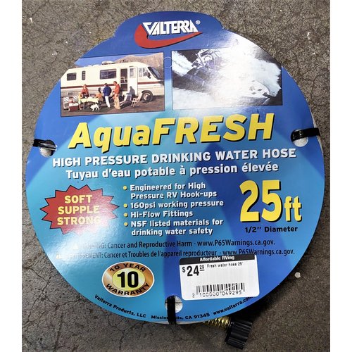 Fresh water hose 25'