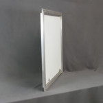 24" x 26" White with Mil Trim TX Baggage Door with Square Corners