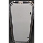 30" x 14" White with Mil Trim Baggage Door TX