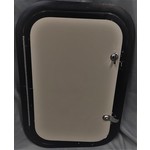 20" x 13" Tan with Black Trim Baggage Door