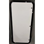 48" x 22" White with Black Trim Baggage Door