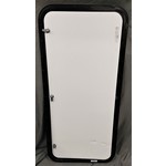 48" x 22" White with Black Trim Baggage Door