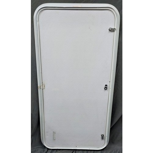 45" x 22" White with White Trim Baggage Door