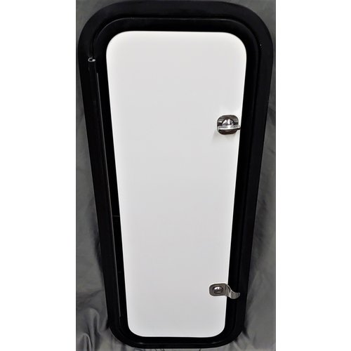 30" x 11"White with Black Trim Baggage Door