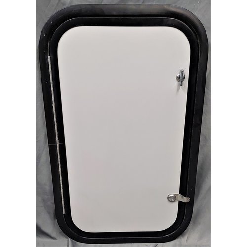 Lippert Components 24" x 14" Gray with Black Trim Baggage Door