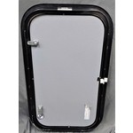 Lippert Components 24" x 14" Gray with Black Trim Baggage Door