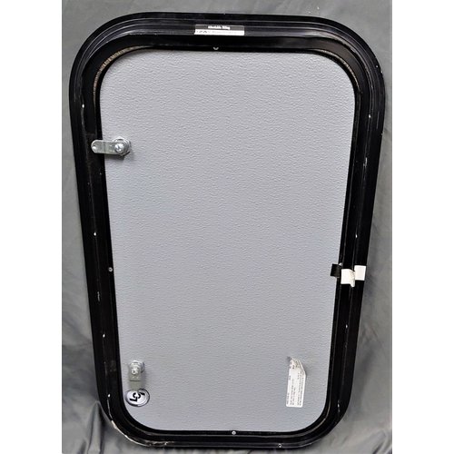 Lippert Components 24" x 14" Gray with Black Trim Baggage Door