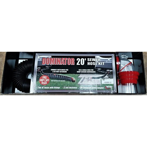 Dominator 20' sewer hose kit