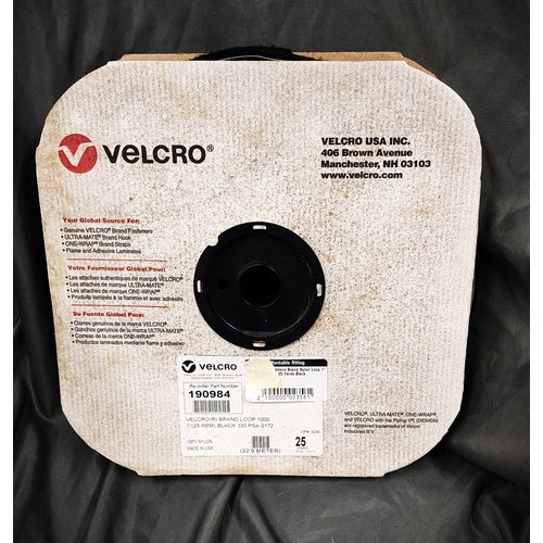 Velcro USA Inc. Velcro Brand Nylon Loop 1" x 25 Yards Black