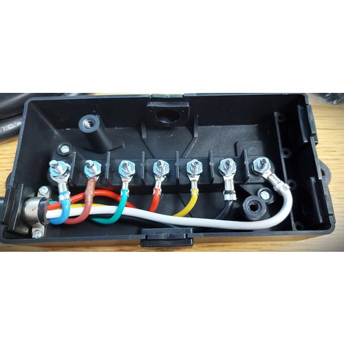 7 Pin Trailer Power Distribution Box w/8' Cord