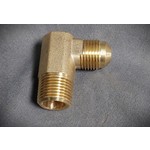 Brass Fitting 90 degree 3/8 FL x 1/2 MIP