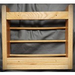 Oak Magazine Rack 11" x 12"