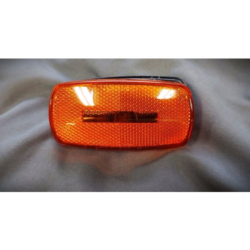 Optronics Inc. Clearance Light Amber Black base