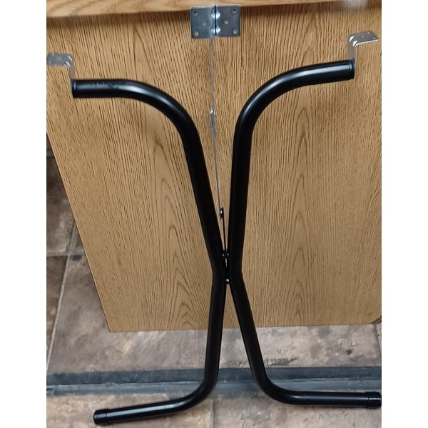 Rv Dinette Folding Table Leg Black Affordable Rving