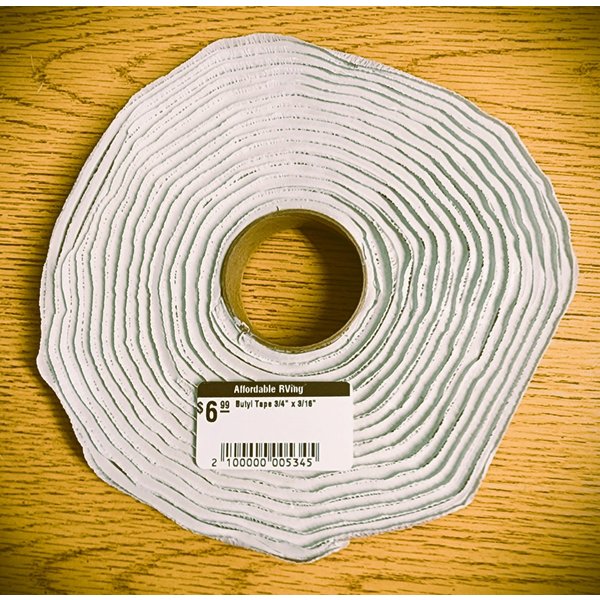Butyl Tape 3/4 x 3/16 x 20' - Affordable RVing