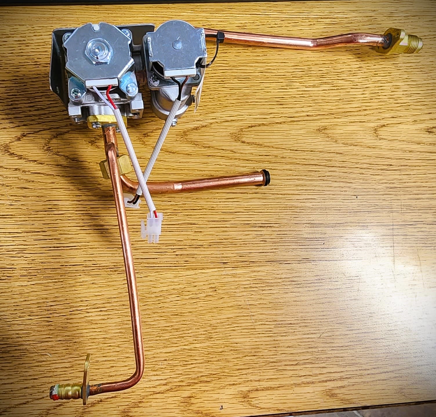 Girard Water Heater Gas Valve with Inlet u0026 Burner Pipe PN 2GWH11,12,13 -  Affordable RVing
