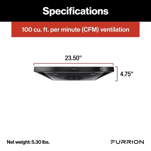 Furrion Furrion Range Hood 24" Non Ducted