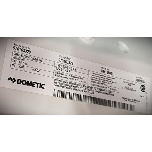 Dometic Dometic Elite 13 cu. ft. Two-Way; 4 door; RM1350SL