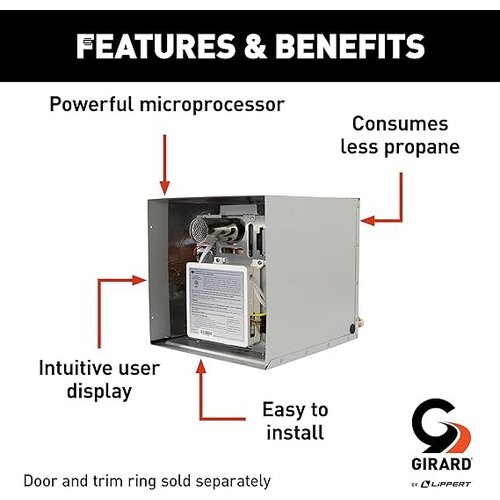 Girard Tankless Water Heater with Control Panel GSWH2 Affordable RVing