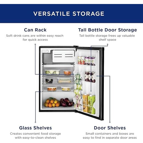 GE GE 4.4 Cubic Feet Compact Refrigerator w/Freezer