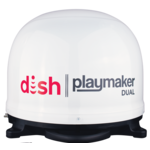 Winegard DISH Playmaker Dual with Receiver; PL8000R; White
