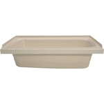 Tub 24 X 36 Parchment Right Side Drain