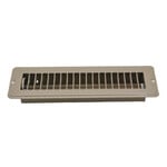 AP Products Floor Register with Damper 2 1/4" x 10"
