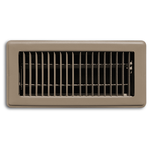 AP Products AP Products 4" x 8" Floor/Wall Register with Damper Brown
