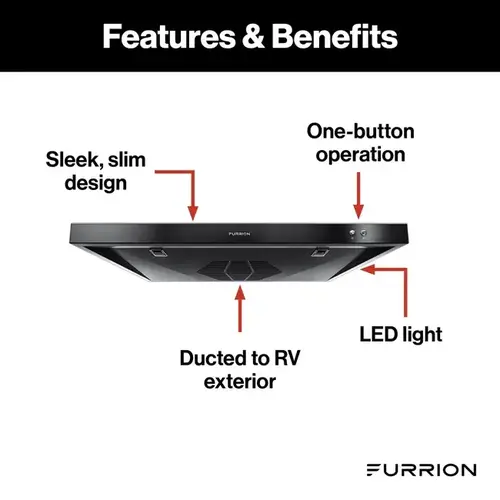 Furrion Furrion Range Hood 24" Ducted  w/LED Light