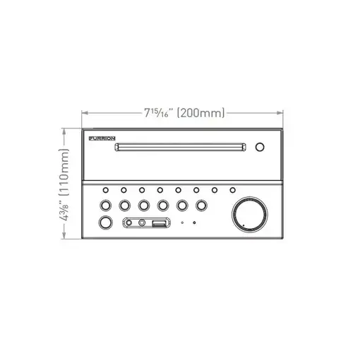 Furrion Furrion Stereo  DV3300 CD/DVD/BT  w/Remote