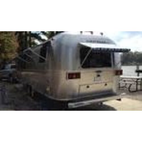 Airstream Rear Window Awning Charcoal Gray