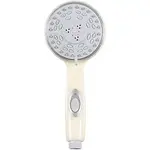 Camco; Shower Head; Hand Held; 4 Spray Settings; On/Off; White